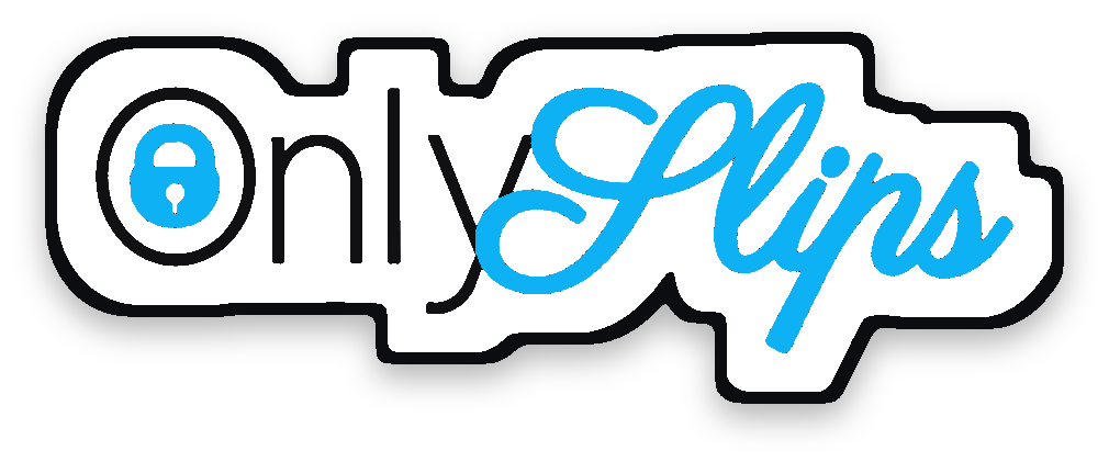 OnlySlips logo sticker